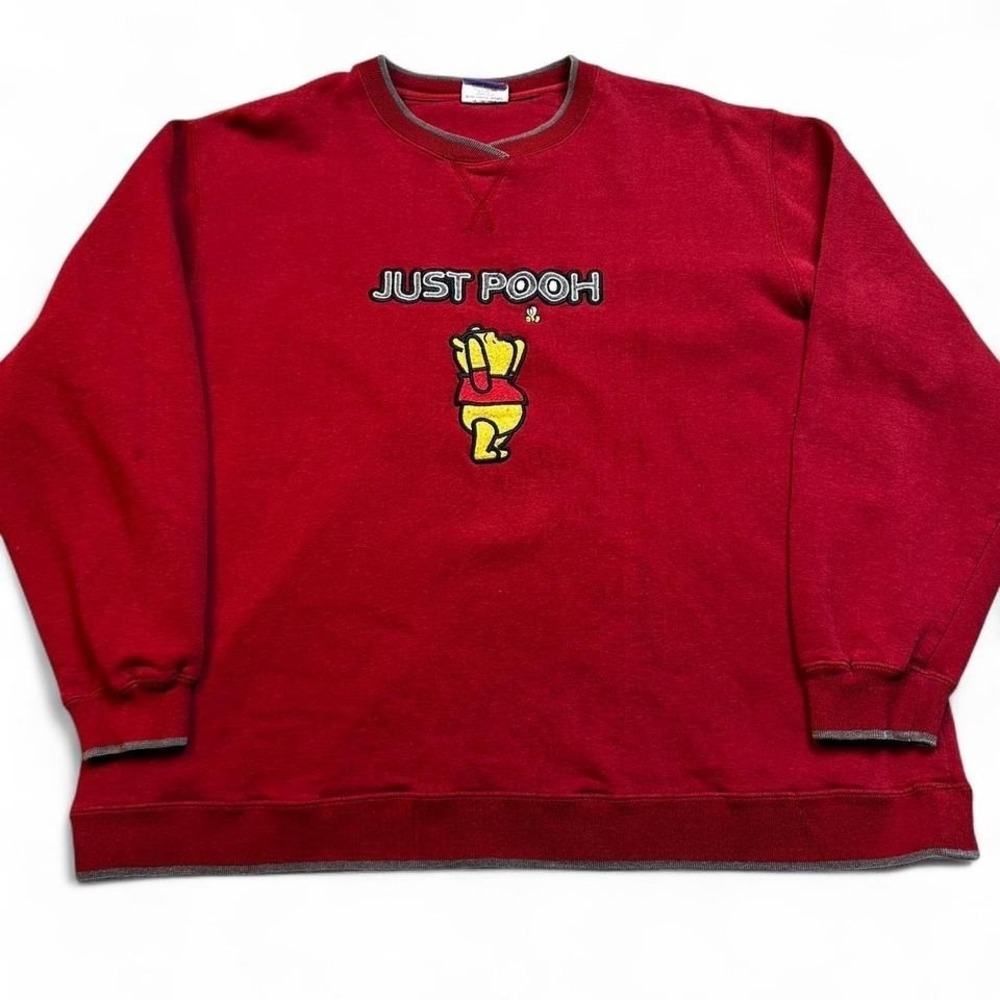 Vintage Disney Winnie the Pooh 100 acre collection Just‎ Pooh sweatshirt size XL